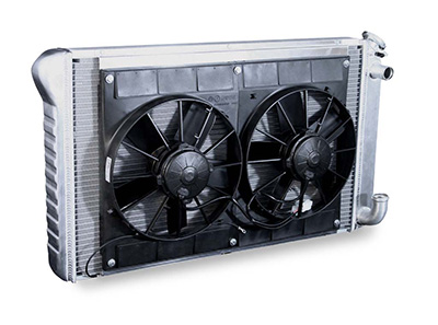 67-87 GM Truck Radiator (Manual Trans) with fans